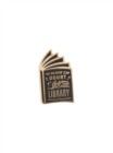 When in Doubt, Go to the Library Enamel Pin - Book
