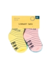 Library Card Baby/Toddler Socks 4-Pack - 0-12 months - Book