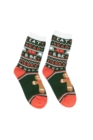 Eat, Read, & Be Merry Cozy Socks - Large - Book