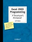 Excel 2003 Programming - Book