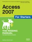 Access 2007 for Starters: The Missing Manual : The Missing Manual - eBook