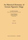 An Historical Dictionary of German Figurative Usage, Fascicle 32 - Book