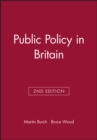 Public Policy in Britain - Book