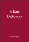 A Kant Dictionary - Book