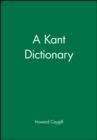 A Kant Dictionary - Book