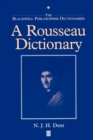 A Rousseau Dictionary - Book