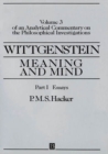 Wittgenstein : Meaning and Mind, Volume 3 of an Analytical Commentary on the Philosophical Investigations, Part II: Exegesis 243-247 - Book