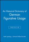 An Historical Dictionary of German Figurative Usage, Fascicle 58 - Book