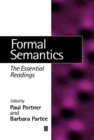 Formal Semantics : The Essential Readings - Book