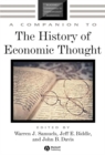 A Companion to the History of Economic Thought - Book