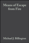 Means of Escape from Fire - Book