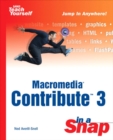 Macromedia Contribute 3 in a Snap - Book