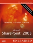 Microsoft SharePoint 2003 Unleashed - Book