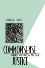 Commonsense Justice : Jurors’ Notions of the Law - Book