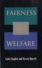 Fairness versus Welfare - Book