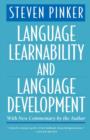 Language Learnability and Language Development : With New Commentary by the Author - eBook