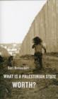 What Is a Palestinian State Worth? - Book