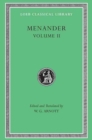 Menander, Volume II : Heros. Theophoroumene. Karchedonios. Kitharistes. Kolax. Koneiazomenai. Leukadia. Misoumenos. Perikeiromene. Perinthia - Book