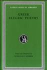 Greek Elegiac Poetry - Book