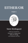 Kierkegaard's Writing, III, Part I : Either/Or - Book