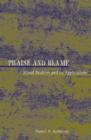 Praise and Blame : Moral Realism and Its Applications - Book