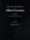 The Collected Papers of Albert Einstein, Volume 1 (English) : The Early Years, 1879-1902. (English translation supplement) - Book