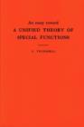 An Essay Toward a Unified Theory of Special Functions. (AM-18), Volume 18 - Book