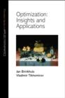 Optimization : Insights and Applications - Book