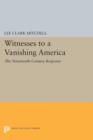 Witnesses to a Vanishing America : The Nineteenth-Century Response - Book