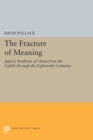 The Fracture of Meaning : Japan's Synthesis of China from the Eighth through the Eighteenth Centuries - Book