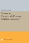 Essays in Eighteenth-Century English Literature - Book