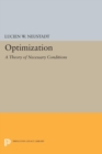 Optimization : A Theory of Necessary Conditions - Book