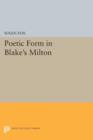 Poetic Form in Blake's MILTON - Book
