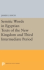 Semitic Words in Egyptian Texts of the New Kingdom and Third Intermediate Period - Book