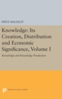 Knowledge: Its Creation, Distribution and Economic Significance, Volume I : Knowledge and Knowledge Production - Book
