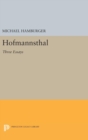 Hofmannsthal : Three Essays - Book