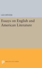 Essays on English and American Literature - Book