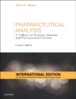 Pharmaceutical Analysis International Edition : A Textbook for Pharmacy Students and Pharmaceutical Chemists - Book