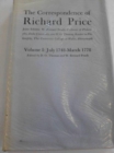 The Correspondence of Richard Price: July 1748-March 1778 v. 1 - Book