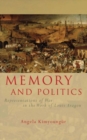 Memory and Politics : Representations of War in the Work of Louis Aragon - Book