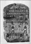 Five Years Exploration At Thebes - Book