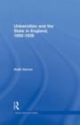 Universities and the State in England, 1850-1939 - Book
