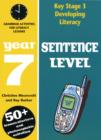 Sentence Level: Year 7 : Grammar Activities for Literacy Lessons - Book