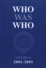 Who Was Who : v. XI - Book