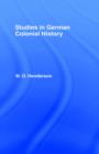 Studies in German Colonial History - Book