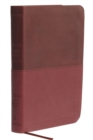 NKJV, Thinline Bible, Compact, Leathersoft, Burgundy, Red Letter, Comfort Print : Holy Bible, New King James Version - Book