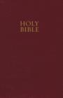 NKJV, Pew Bible, Hardcover, Burgundy, Red Letter Edition - Book
