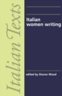 Italian Women Writing - Book