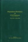 Biographical Dictionary of Civil Engineers in Great Britain and Ireland - Volume 2 : 1830-1890 - Book