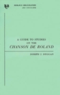 A Guide to Studies on the Chanson de Roland - Book
